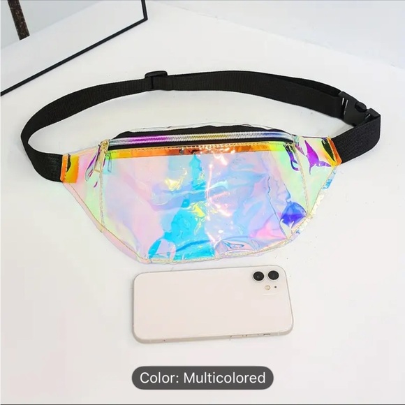 Holographic Multicolored Fanny Pack - Picture 1 of 3